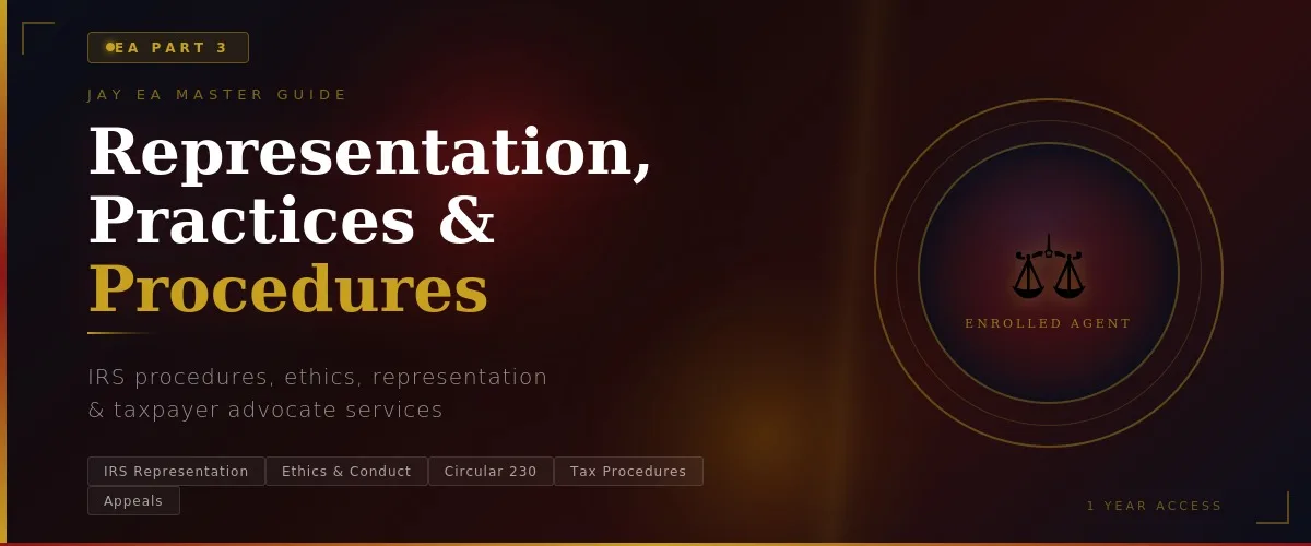 EA Part 3 — Representation, Practices & Procedures